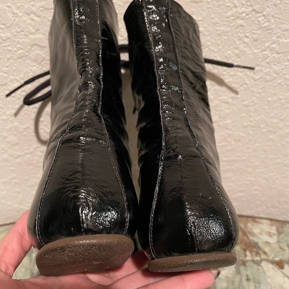 Vintage patent leather booties - Picture 6 of 10